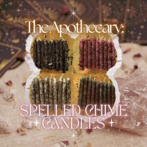 The Apothecary: Spelled Chime Candles | Ritual Candle Set - Pick Your Intentions-Love, Luck, Money, Protection