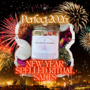 Perfect 2026: New Year Miracles Spelled Ritual Salts | Attract Your Dream 2026 Manifestations | Spelled for Luck, Money, & Protection