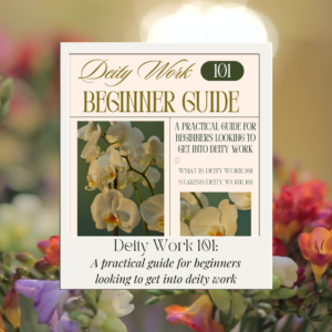 Deity Work 101 Guide: Beginner Deity Work Guide | Printable Grimoire Instant Download